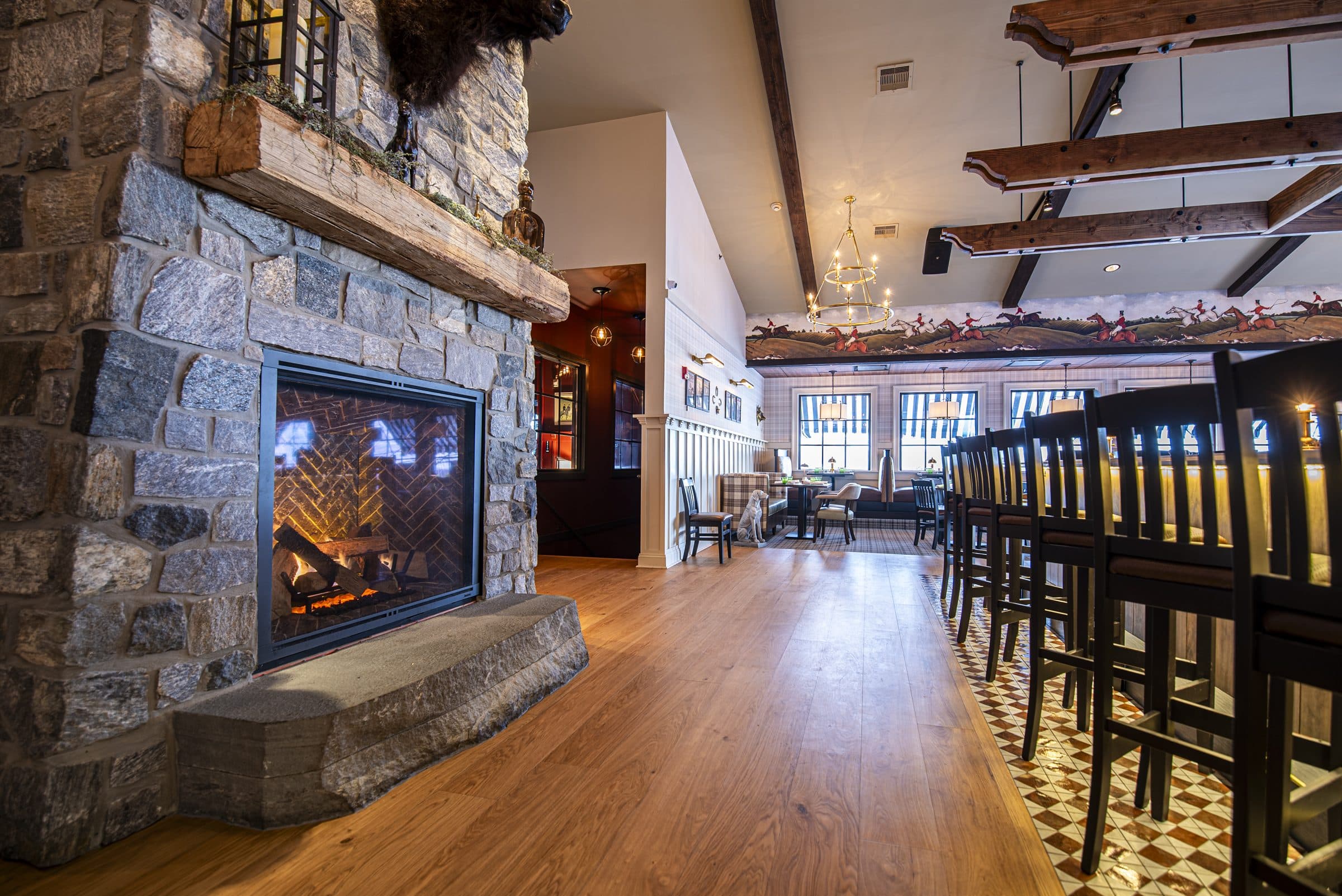 Another view of The High Tops at The Jockey Tavern in Malvern, PA