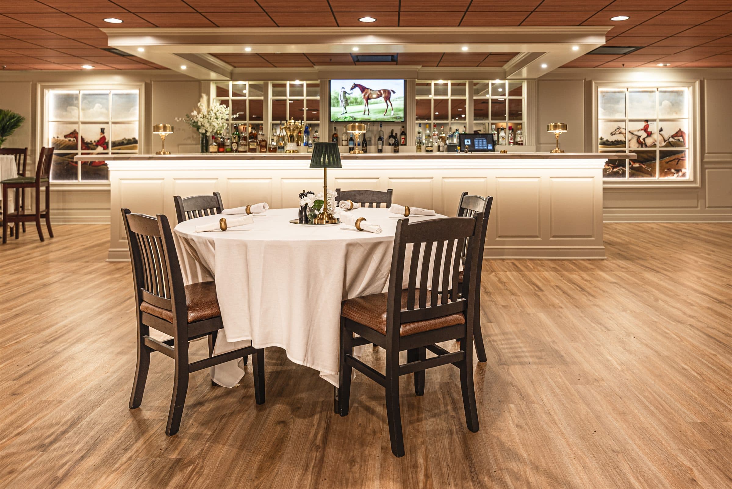 Another view of The Polo Lounge at The Jockey Tavern in Malvern, PA