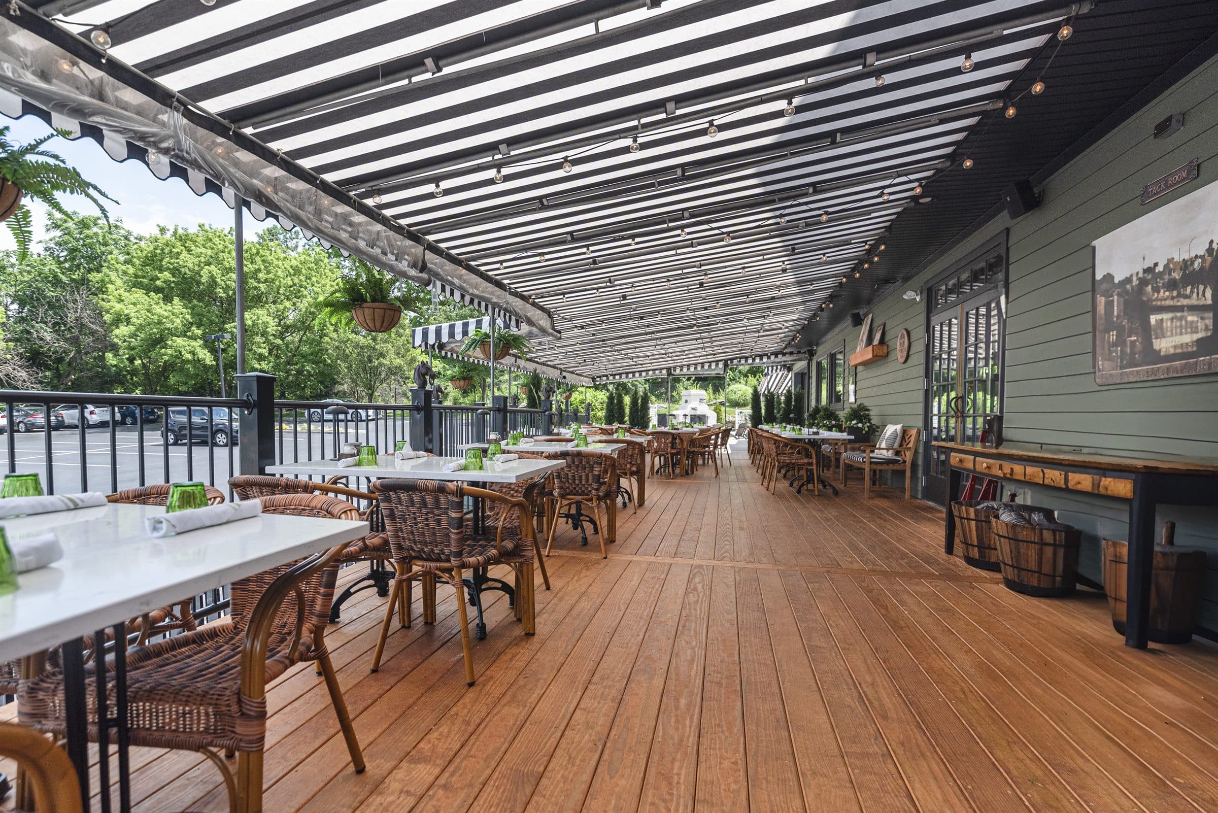 The Porch private event space at The Jockey Tavern in Malvern, PA
