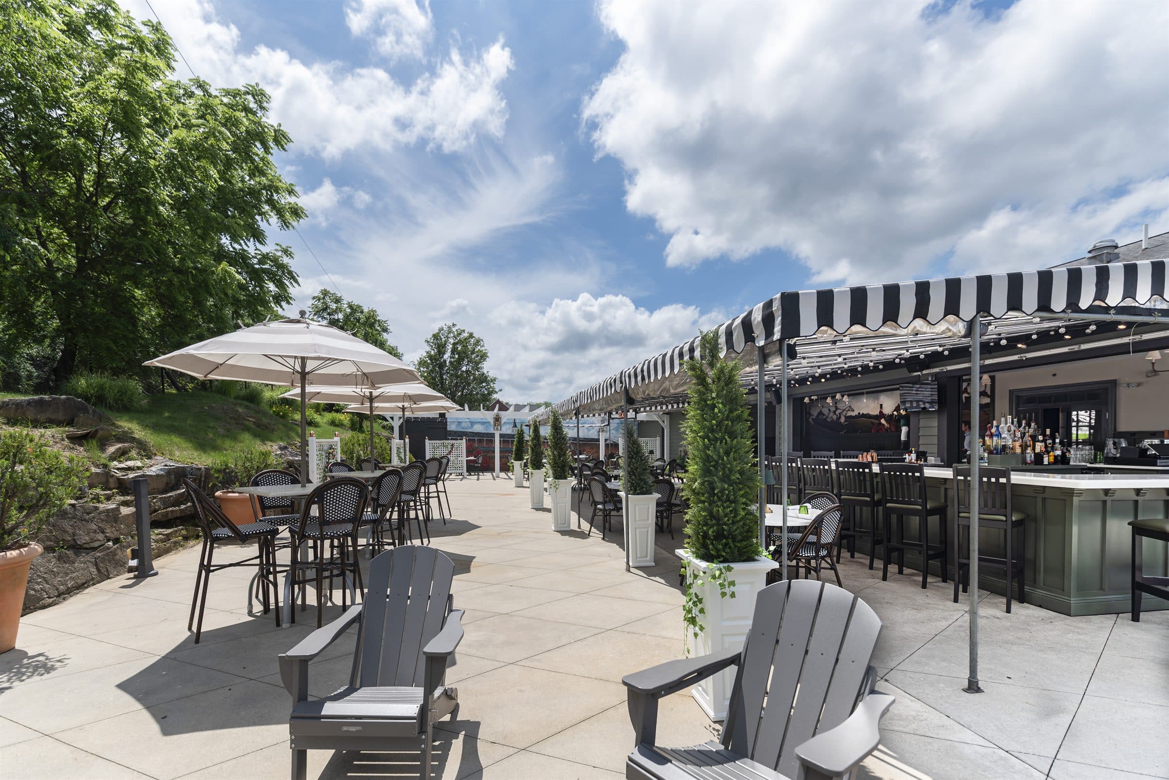 The Veranda private event space at The Jockey Tavern in Malvern, PA