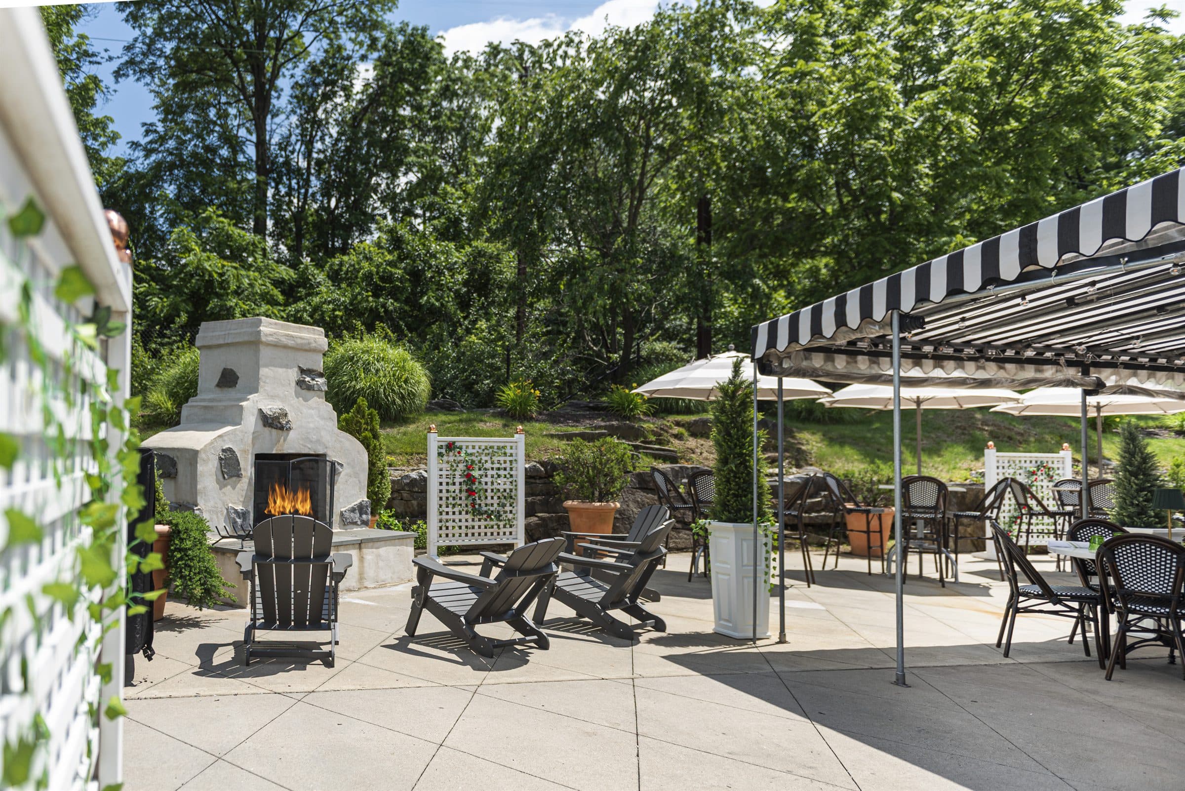 Another view of The Veranda at The Jockey Tavern in Malvern, PA